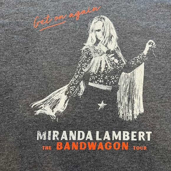 Cowboy Queen Miranda Lambert The Bandwagon Tour T-Shirt Double Sided Size XXXL - Picture 3 of 9